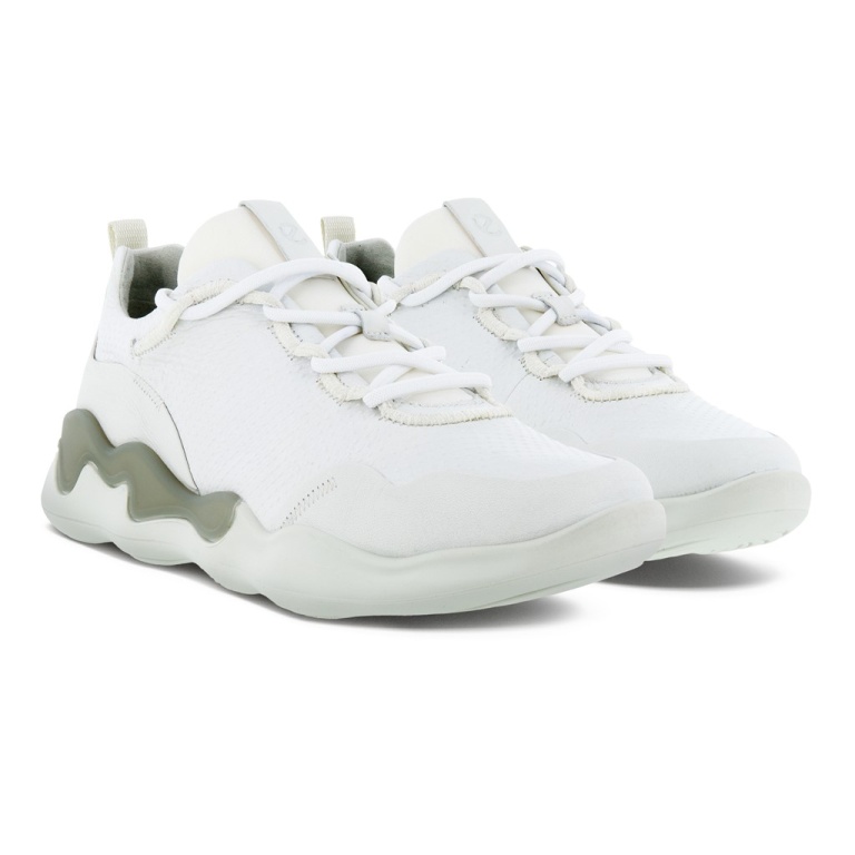 ECCO Sneaker Elo Low skóra licowa biała damska